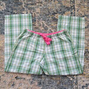 Xhilaration Green Plaid Pajama Pants